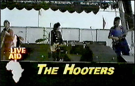 The Hooters at Live Aid, 1985