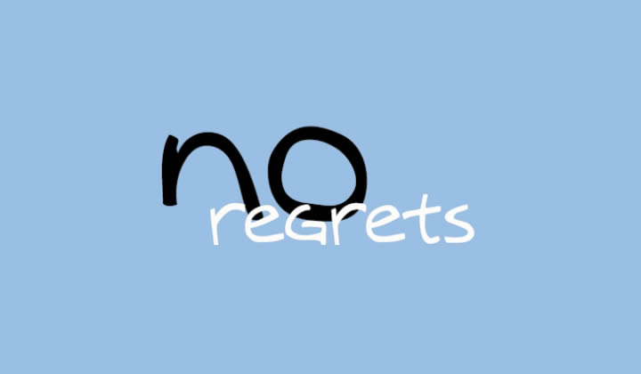 No Regrets logo
